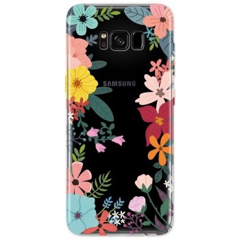 Pouzdro 4-OK Cover 4U SAMSUNG A530 GALAXY A8 flowers