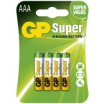 GP Super Alkaline AAA 4ks 1013114000 – Zbozi.Blesk.cz