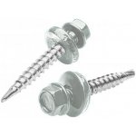Šroub samořezný pozink. 4,8x19mm světle šedá RAL7035 – Hledejceny.cz