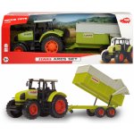 Dickie CLAAS Ares traktor s přívěsem 57 cm zelený/béžový/červený – Zbozi.Blesk.cz