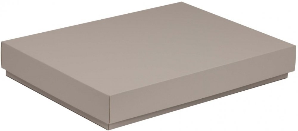 Dárková krabice s víkem 350x250x50/40 mm, šedá | Srovnanicen.cz