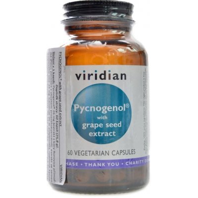 Viridian Pycnogenol with Grape Seed Extract 60 kapslí – Zbozi.Blesk.cz