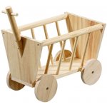 Seník vagón KARLIE dřevěný 29 x 19 x 21 cm – Zboží Dáma