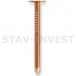 Hřebíky do krytiny měděné 2,5 x 32 mm s velkou hlavou / 5 kg – Sleviste.cz