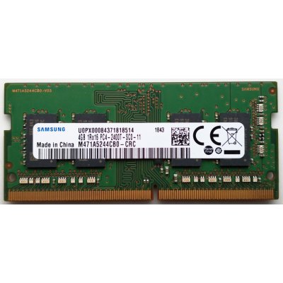Samsung SODIMM DDR4 4GB 2400MHz CL17 M471A5244CB0-CRC – Zboží Mobilmania