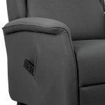 Autronic TV-1192 GREY2 látka šedé elektrické polohování 2 motory – Sleviste.cz