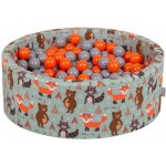 Divio suchý bazén 90x30 cm + 200 míčků vzor 204 – Sleviste.cz