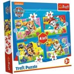 TREFL Tlapková patrola Běžící štěňata 4v1 12,15,20,24 dílků – Zboží Mobilmania