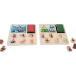 Legler Dřevěná dětská razítka Piráti a rytíři – Sleviste.cz