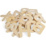 Bigjigs Toys Dřevěná tiskací abeceda velká písmena – Zboží Dáma