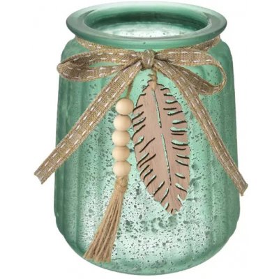 Váza sklo list zelená 12x12x15 cm – Hledejceny.cz