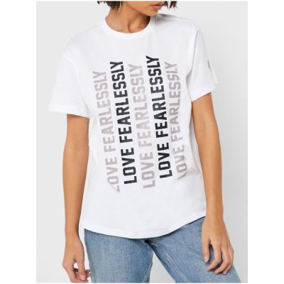Converse tričko s nápisy bílé – Zboží Mobilmania
