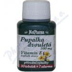 MedPharma Pupalka dvouletá 500 mg + Vitamín E 37 tablet – Hledejceny.cz