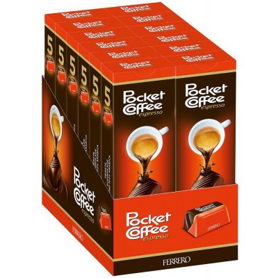 Pocket Coffee Ferrero 12 x 62,5 g – Zbozi.Blesk.cz