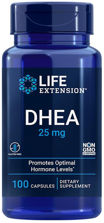 Life Extension DHEA 25 mg 100 Kapslí