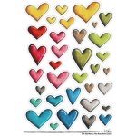 HuráPapír samolepky A5 srdíčka mix barev – Hledejceny.cz
