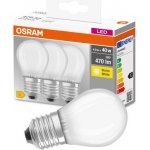 Osram 3x LED žárovka E27 P45 4W = 40W 470lm 2700K Teplá bílá – Hledejceny.cz