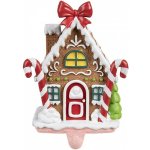 Clayre & Eef Háček na punčochu perníková chaloupka Gingerbread House - 13*11*18 cm - Clayre & Eef – Hledejceny.cz