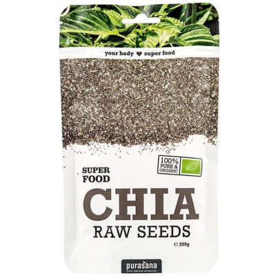 Purasana Chia Seeds BIO Bez příchutě 200 g – Hledejceny.cz