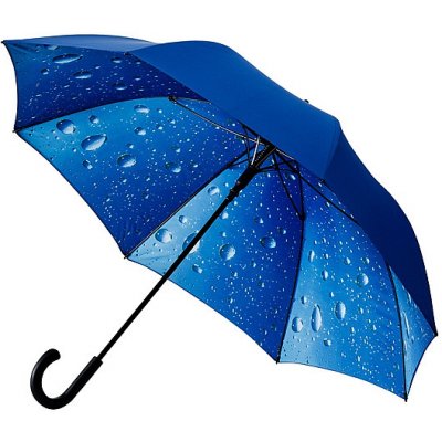 Falcone Sky Rain deštník s motivem kapek modrý – Zboží Mobilmania