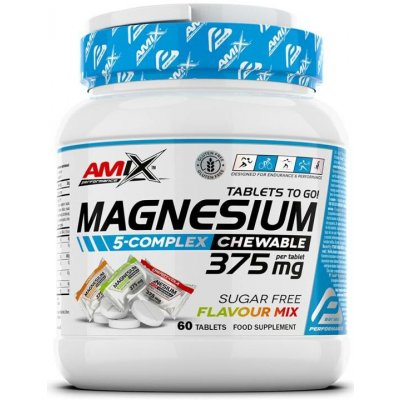 Amix Performance Series Magnesium 5-Complex Chewable Tabs 60 tablet – Hledejceny.cz