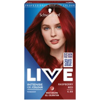 Schwarzkopf Live barva na vlasy Malinová červená 6.88 od 144 Kč - Heureka.cz