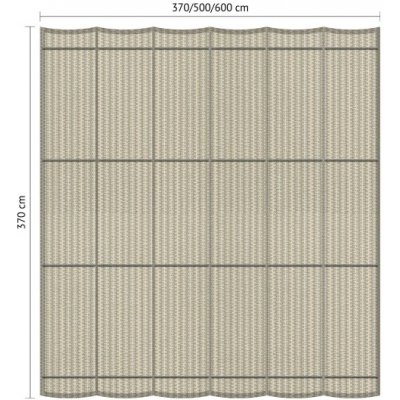 Shadow Comfort 3,7 x 3,7 m sahara písková – Zboží Mobilmania