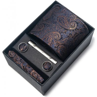 Kravata Kold manžetové knoflíčky spona kapesníček černá – Hledejceny.cz