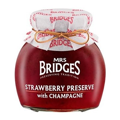 Mrs. Bridges Džem jahoda se šampaňským 340 g – Zboží Mobilmania