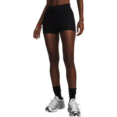 Under Armour dámské šortky Seamless Cotton Shorty Ultimate Black/Ultimate Black – Hledejceny.cz
