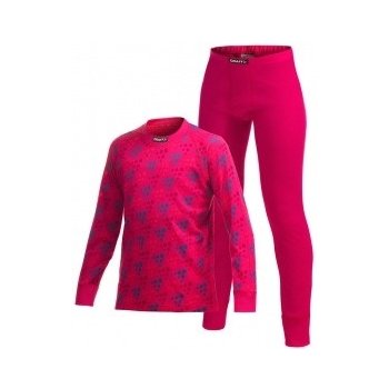 Dívčí funkční komplet kalhoty+triko Craft Basic Activepink