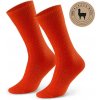 Steven ponožky s alpacké vlny 1044 oranžová
