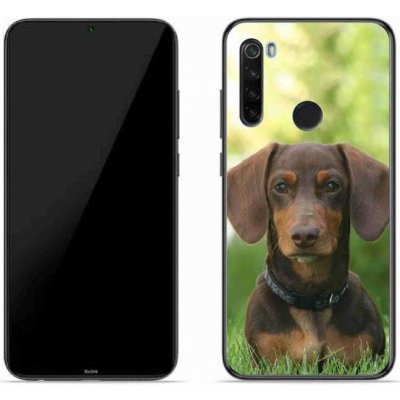 Pouzdro mmCase Gelové Xiaomi Redmi Note 8T - hnědý jezevčík – Zboží Mobilmania