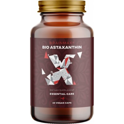 BrainMax Astaxanthin Astaxantin BIO 8 mg 60 rostlinných kapslí