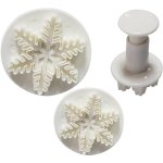 Vykrajovátko s pístem sněhová vločka sada 3ks Cakesicq – Zboží Mobilmania