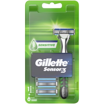 Gillette Sensor3 Sensitive 6 ks – Zbozi.Blesk.cz