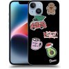 Pouzdro a kryt na mobilní telefon Apple Picasee ULTIMATE CASE MagSafe Apple iPhone 14 Pro - Christmas Stickers