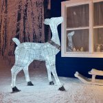 DecoLED LED světelná laň 150 cm 140 ledově bílých diod s Flash efektem – Hledejceny.cz