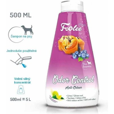 Foolee Beauty Šampon pro psy Foolee Beauty Odor Control s tea tree pro odstranění zápachu 500 ml – Sleviste.cz