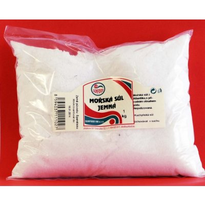 Sunfood mořská sůl jemná 1 kg – Sleviste.cz