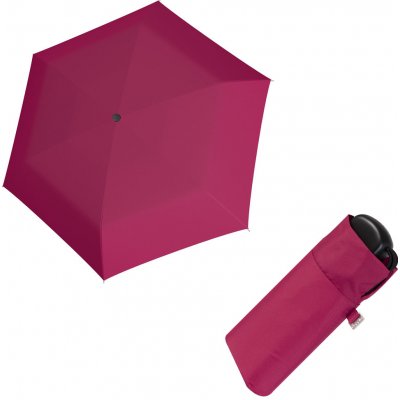 Doppler Handy Fiber 27 dámský skládací mini deštník šedý