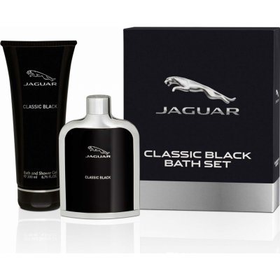 Jaguar Classic Black Men EDT 100 ml + sprchový gel 200 ml dárková sada – Zboží Mobilmania