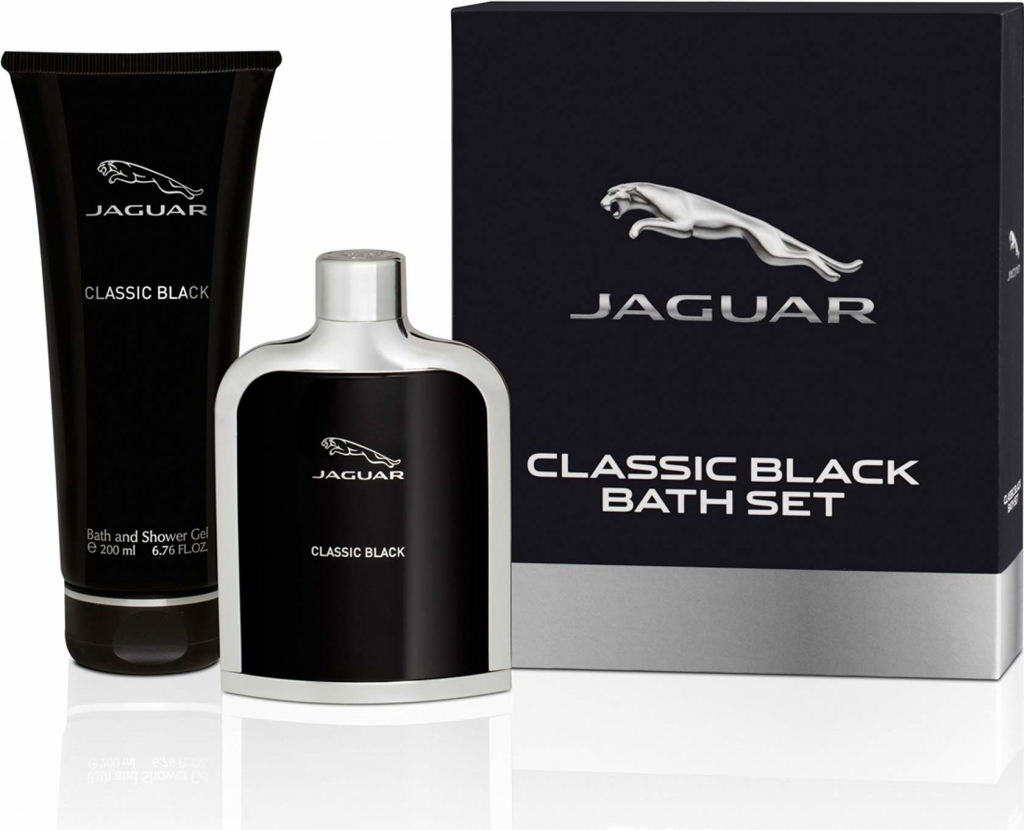 Jaguar Classic Black Men EDT 100 ml + sprchový gel 200 ml dárková sada