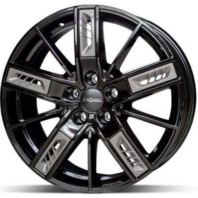 Ronal R67 8x18 5x108 ET45 jetblack grey right – Hledejceny.cz