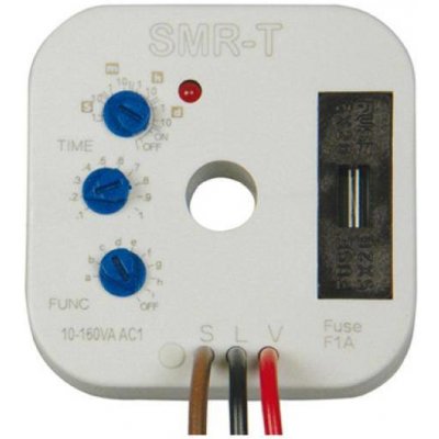 ELKO-Ep SMR-T Časové multifunkční relé pod vypínač 3 vodič, triak 10-160V /230V – HobbyKompas.cz