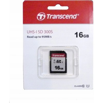Transcend SDHC 16 GB UHS-I U1 TS16GSDC300S – Zbozi.Blesk.cz
