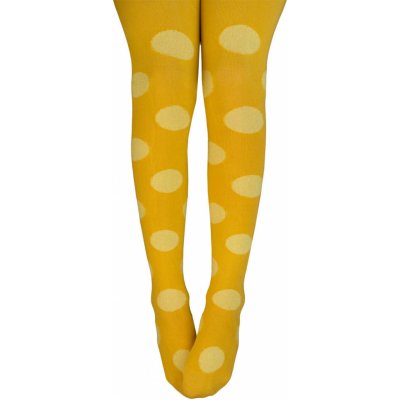 Gatta Dívčí vzorované punčocháče Puntíky žluté – Zbozi.Blesk.cz