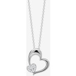 Preciosa Romantický stříbrný tender heart s kubickou zirkonií Preciosa 5334 00 – Sleviste.cz