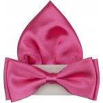 Quentino pánský lesklý s kapesníčkem PMSK36L zářivě růžový – Zboží Mobilmania