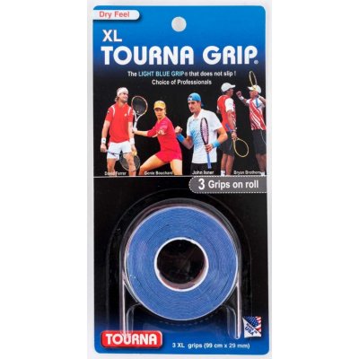 Tourna Grip XL 3ks modrá – Zboží Mobilmania